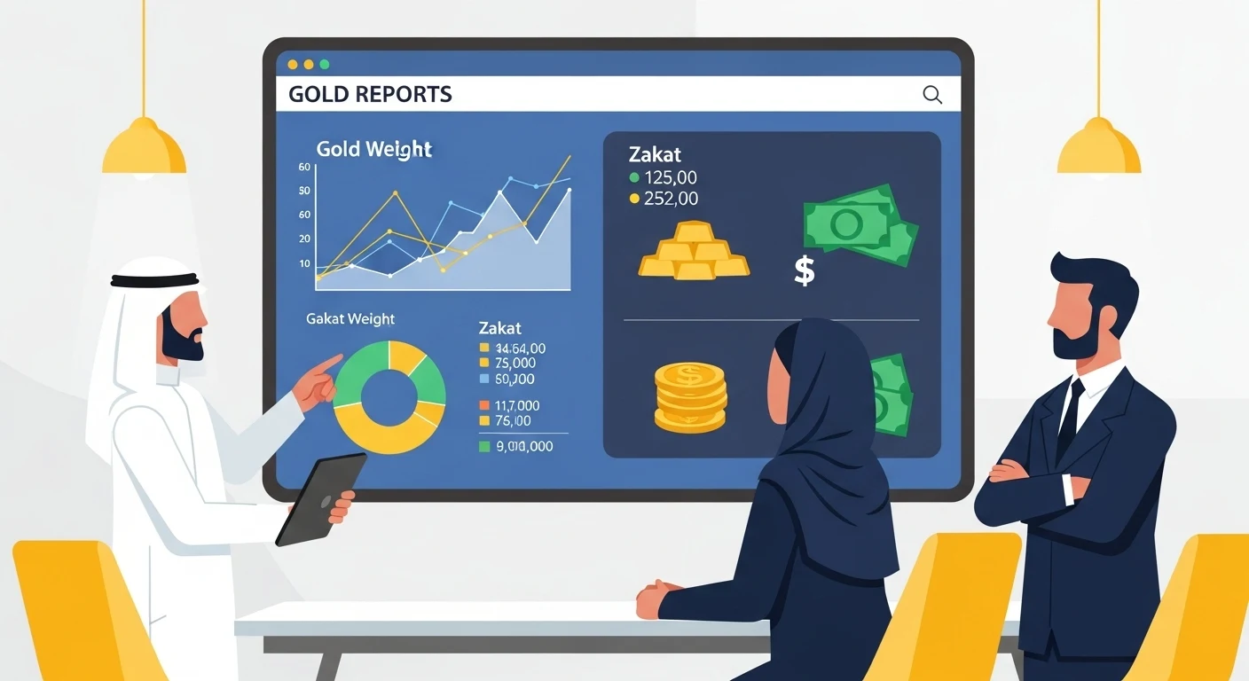 برنامج ادارة الذهب والمجوهرات