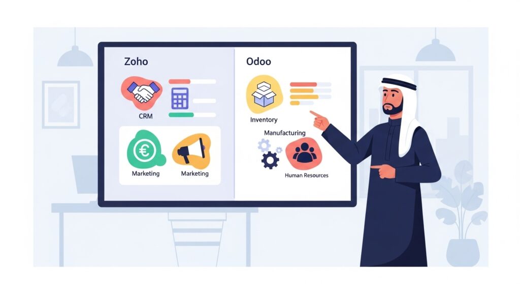 Zoho-vs-odoo-erp