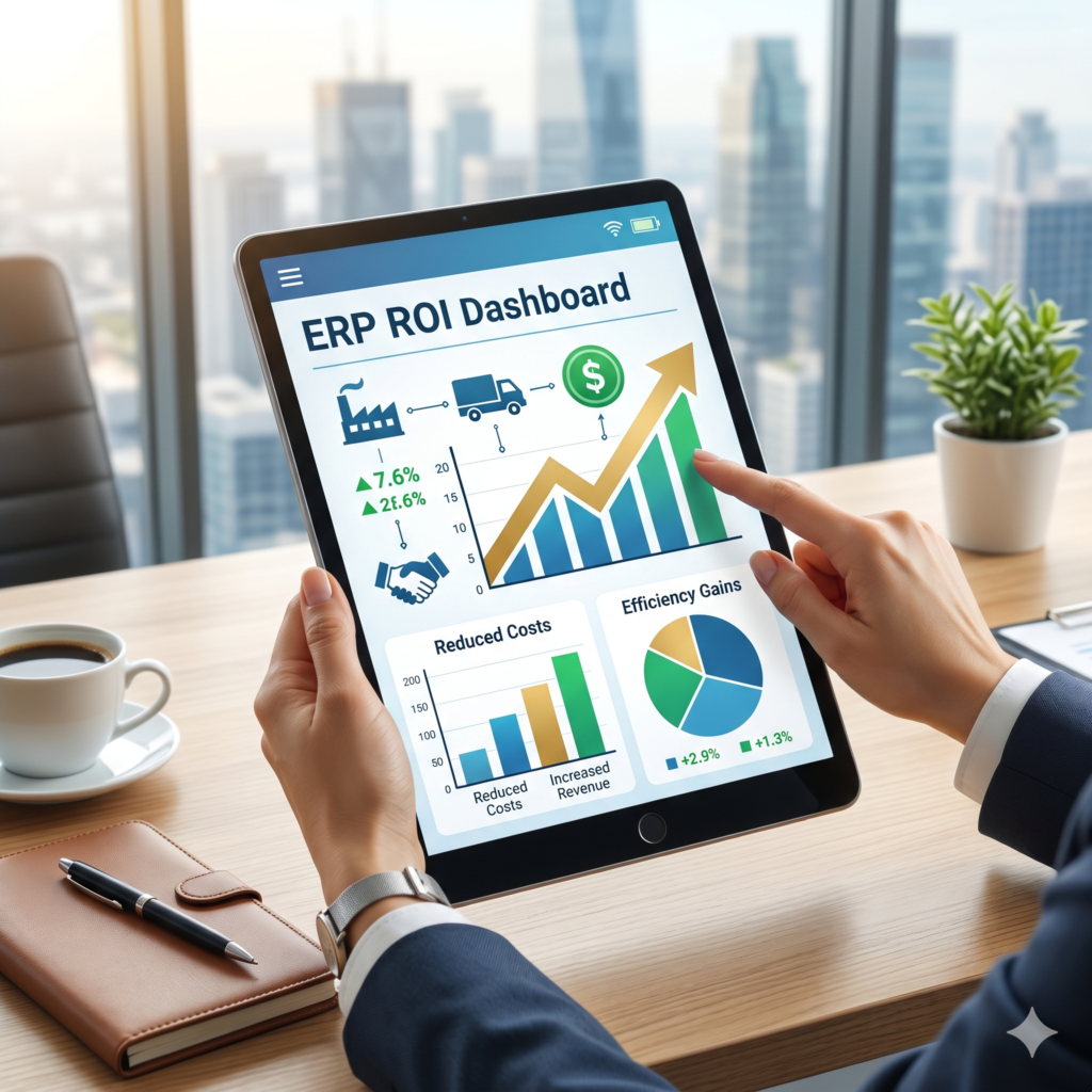 العائد على الاستثمار لنظام ERP
